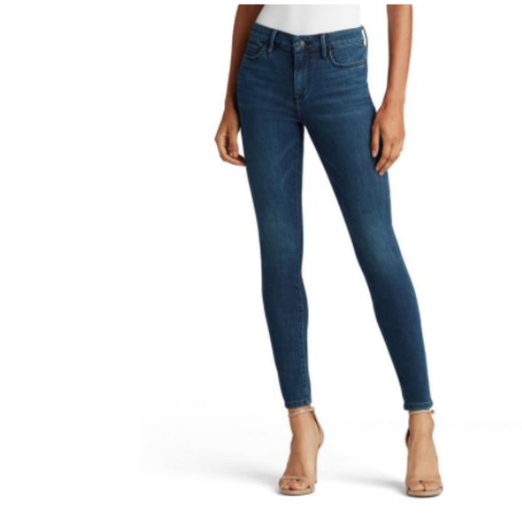 Sam Edelman Dark Wash Stretch Skinny Jeans Size 27 - Picture 2 of 16